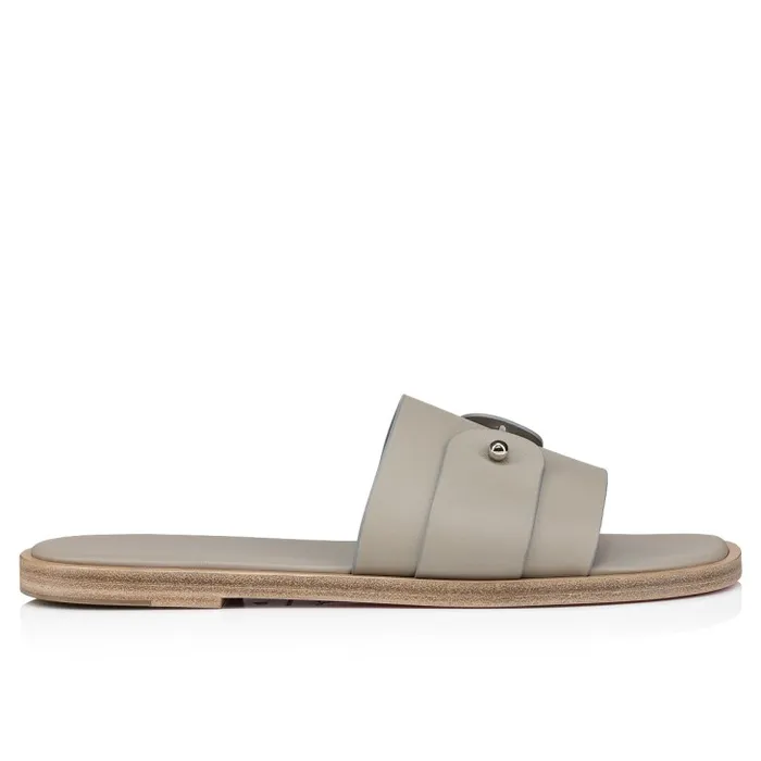 Christian Louboutin Sandals and Espadrilles Men Chambelimule Mules 8211 Calf Leather 8211 Goose
