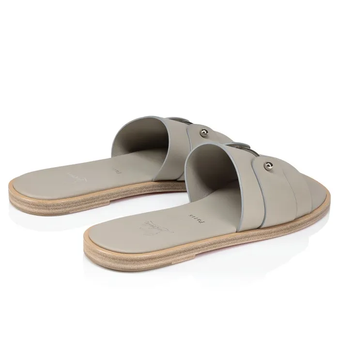 Christian Louboutin Sandals and Espadrilles Men Chambelimule Mules 8211 Calf Leather 8211 Goose