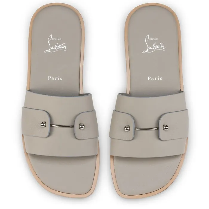 Christian Louboutin Sandals and Espadrilles Men Chambelimule Mules 8211 Calf Leather 8211 Goose