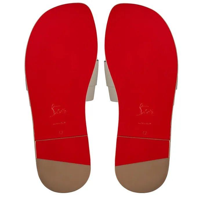 Christian Louboutin Sandals and Espadrilles Men Chambelimule Mules 8211 Calf Leather 8211 Goose