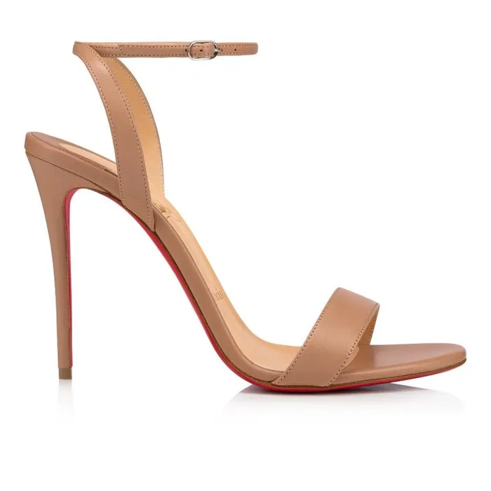Christian Louboutin Sandals and Slides Women Loubigirl 100 Mm Sandals 8211 Nappa Leather 8211 Blush