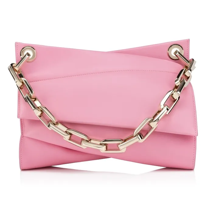 Christian Louboutin Shoulder Bags Women Loubitwist Chain Bag 8211 Smooth Calf Leather 8211 Calipso