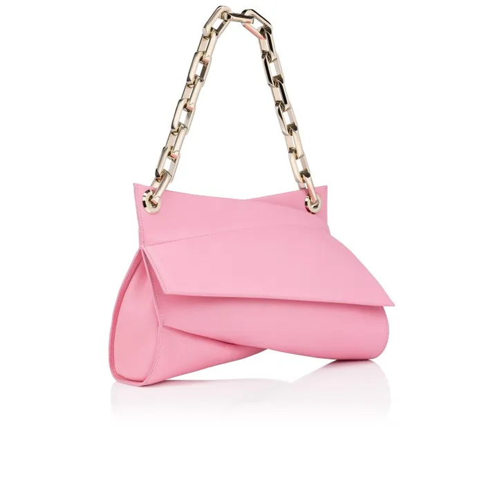 Christian Louboutin Shoulder Bags Women Loubitwist Chain Bag 8211 Smooth Calf Leather 8211 Calipso