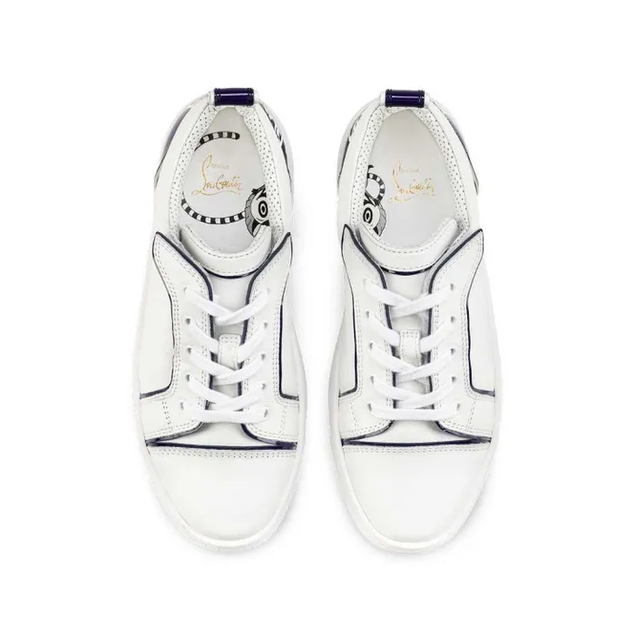 Christian Louboutin Sneakers Kids Funnyto Lowtop Sneakers 8211 Calf Leather 8211 Blue