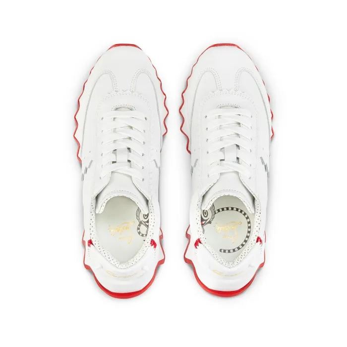 Christian Louboutin Sneakers Kids Mini Shark Sneakers 8211 Calf Leather 8211 Bianco