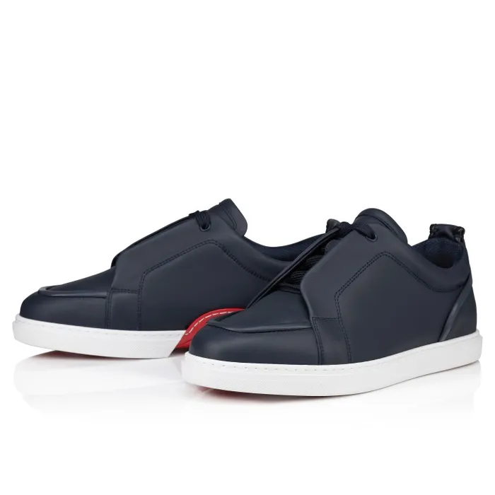 Christian Louboutin Sneakers Men Jimmy LowTop Sneakers 8211 Calf Leather 8211 Marine