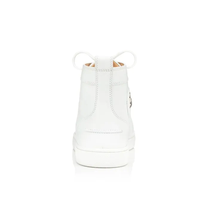Christian Louboutin Sneakers Men Louis Hightop Sneakers 8211 Calf Leather 8211 White