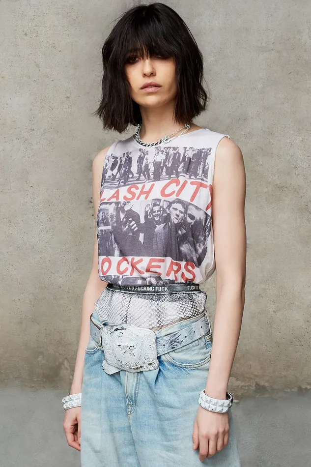 Clash City Raw Tank TShirts R13 Women