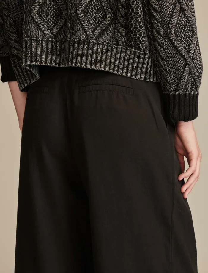 Classic Wide Leg Pleated Pant Meteorite Women Lucky Brand Pants