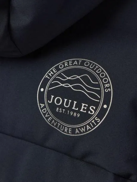 Coats and Jackets Boys Joules Navy Blue Waterproof Padded Coat