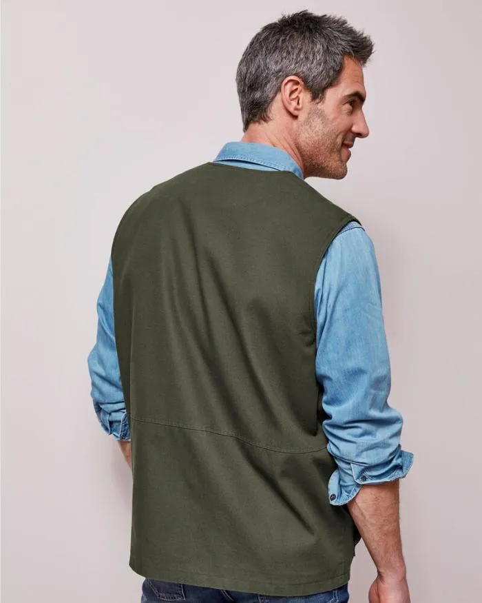 Cotton Traders Coats and Jackets Classic Canvas Field Gilet 8211 Men