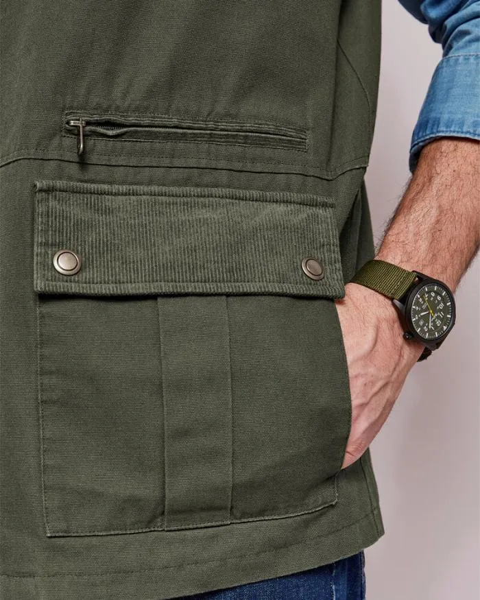 Cotton Traders Coats and Jackets Classic Canvas Field Gilet 8211 Men