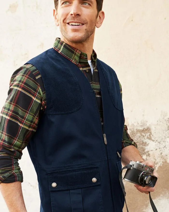 Cotton Traders Coats and Jackets Classic Canvas Field Gilet 8211 Men