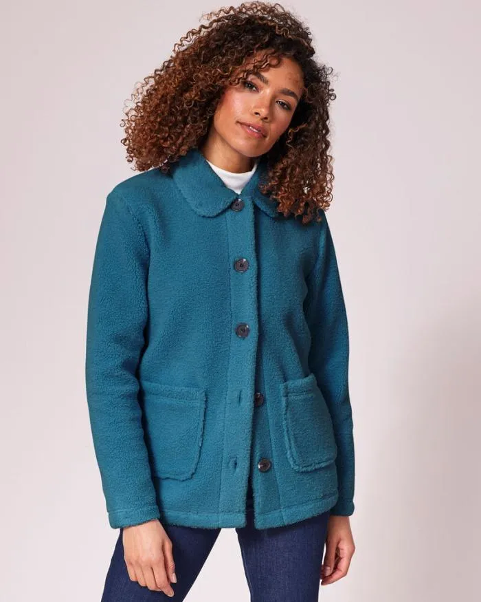 Cotton Traders Coats and Jackets Cosy Sherpa Fleece Jacket 8211 Women