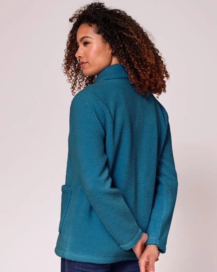 Cotton Traders Coats and Jackets Cosy Sherpa Fleece Jacket 8211 Women