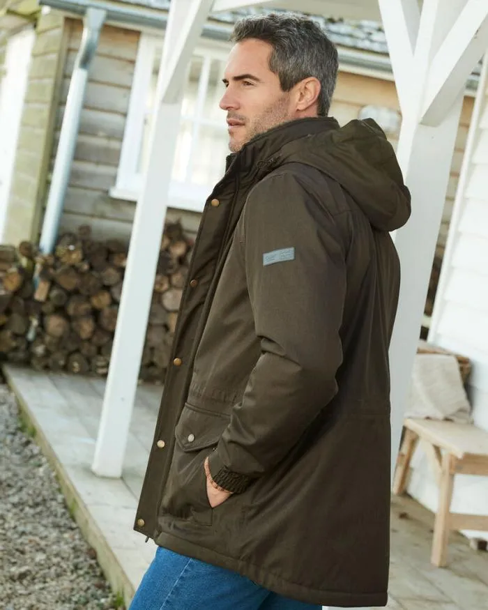 Cotton Traders Coats and Jackets FleeceLined Waterproof Coat 8211 WomenMenUnisex
