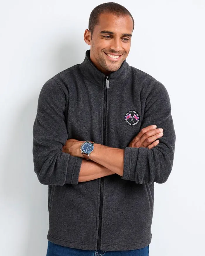 Cotton Traders Coats and Jackets Help For Heroes Bonded Fleece Jacket 8211 Men