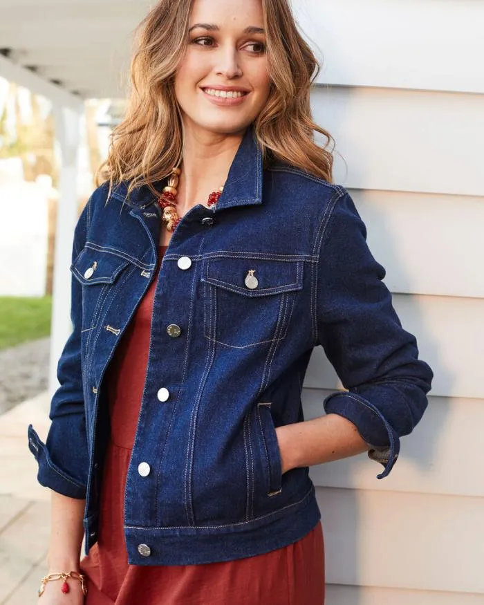 Cotton Traders Coats and Jackets The Sherpa Collar Denim Jacket 8211 Women