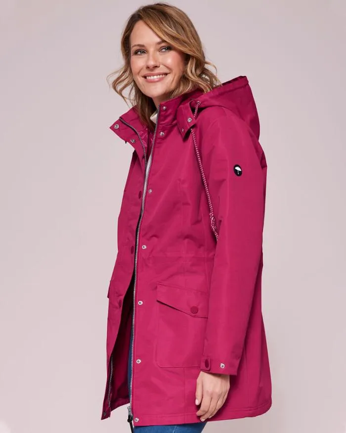 Cotton Traders Coats and Jackets Waterproof FleeceLined Hooded Jacket 8211 Women