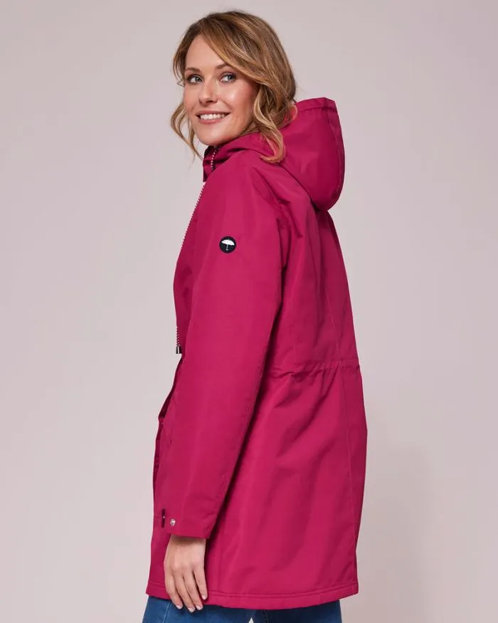 Cotton Traders Coats and Jackets Waterproof FleeceLined Hooded Jacket 8211 Women