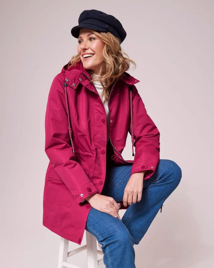 Cotton Traders Coats and Jackets Waterproof FleeceLined Hooded Jacket 8211 Women
