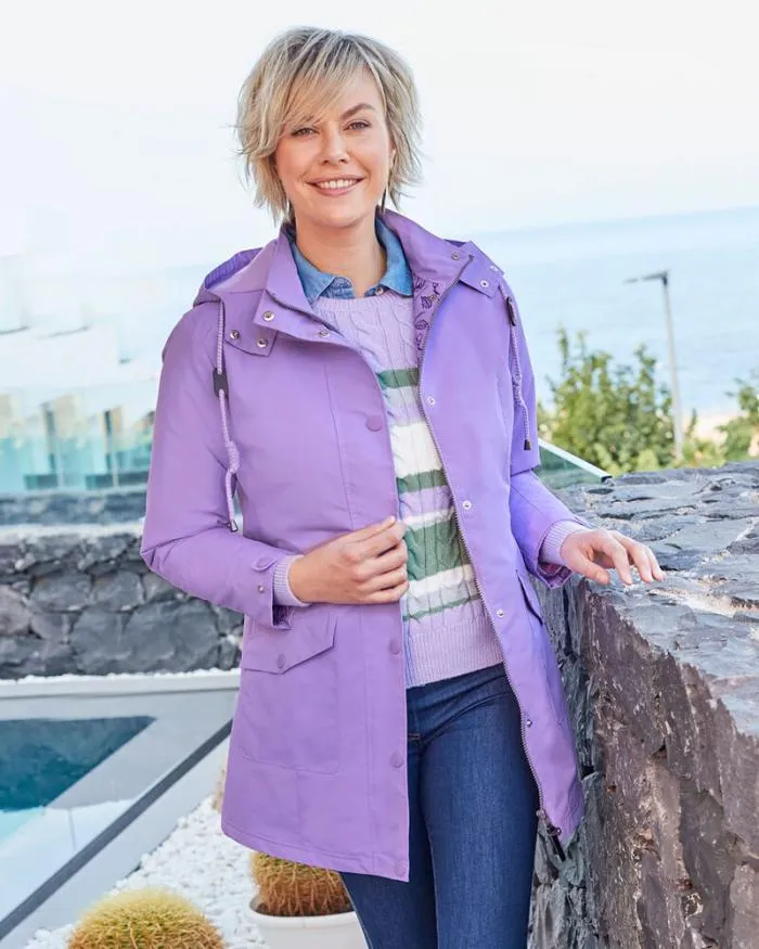 Cotton Traders Coats and Jackets Waterproof FleeceLined Hooded Jacket 8211 Women