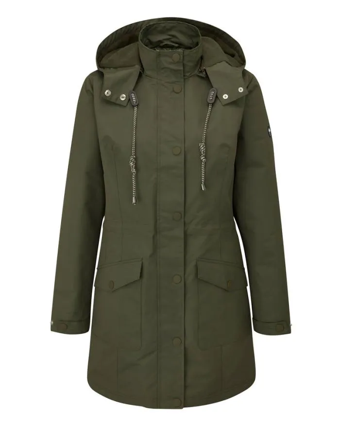 Cotton Traders Coats and Jackets Waterproof FleeceLined Hooded Jacket 8211 Women