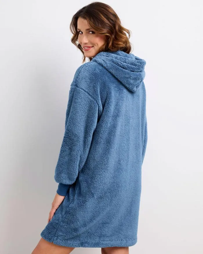 Cotton Traders Fleece Loose Fit Fleece Hoodie 8211 Women