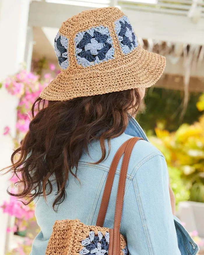 Cotton Traders Hats Straw Flower Hat 8211 Women