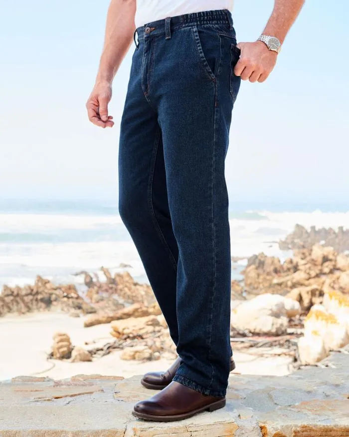 Cotton Traders Jeans Side Elasticated Jeans 8211 Men