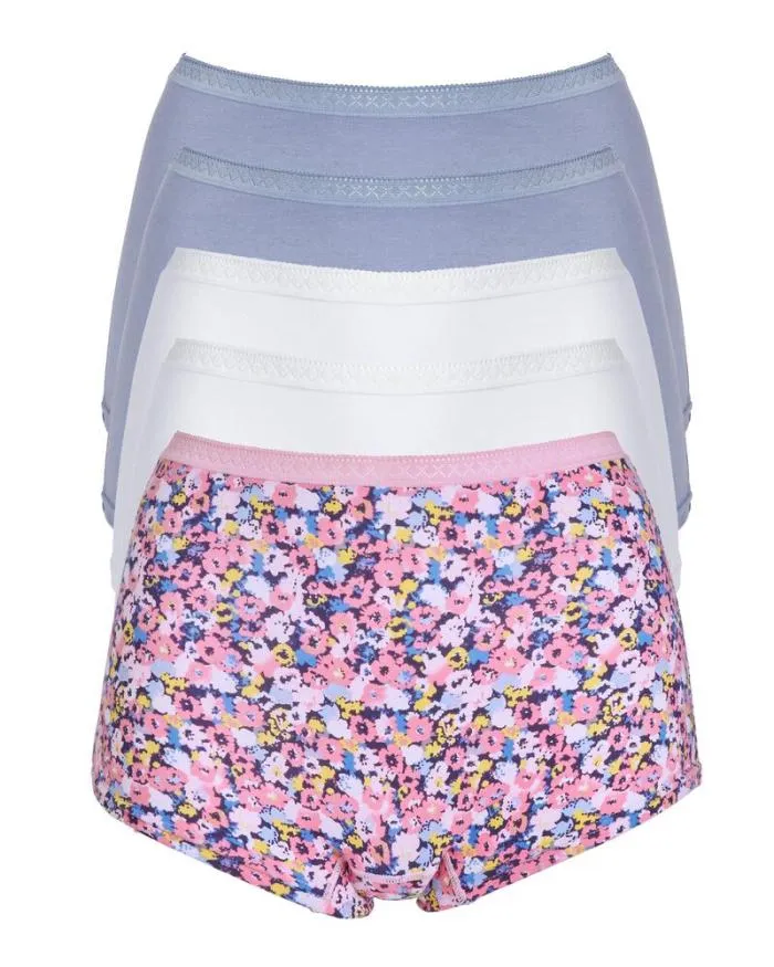 Cotton Traders Knickers 5 Pack Cotton Shorts 8211 Women