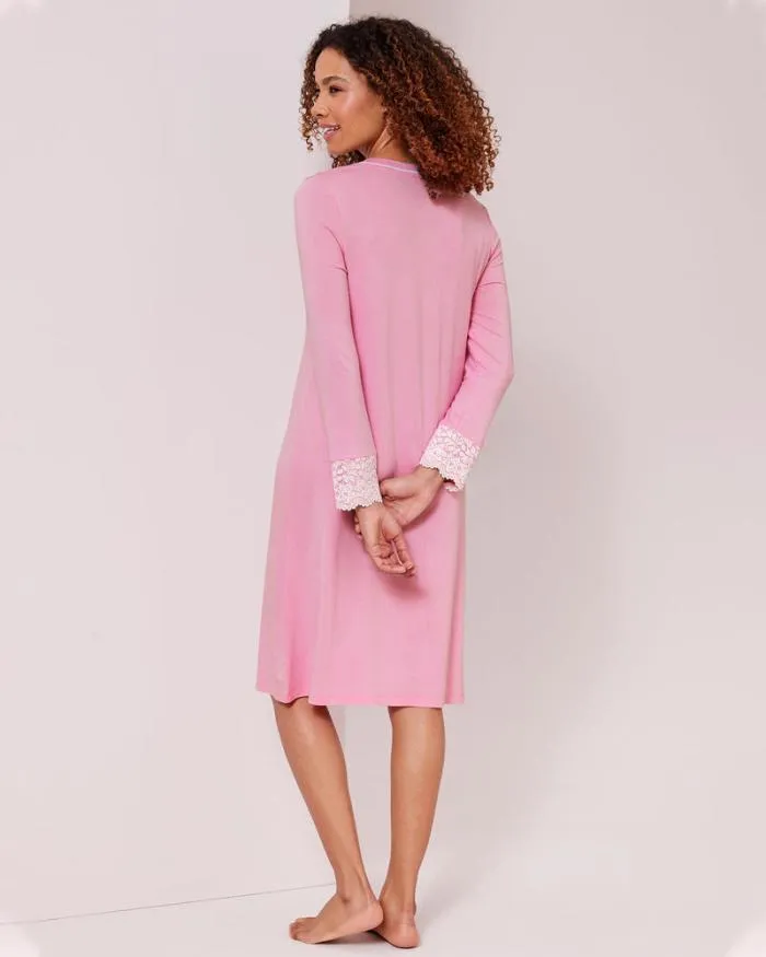 Cotton Traders Nightwear Lace Trim Nightdress 8211 Women