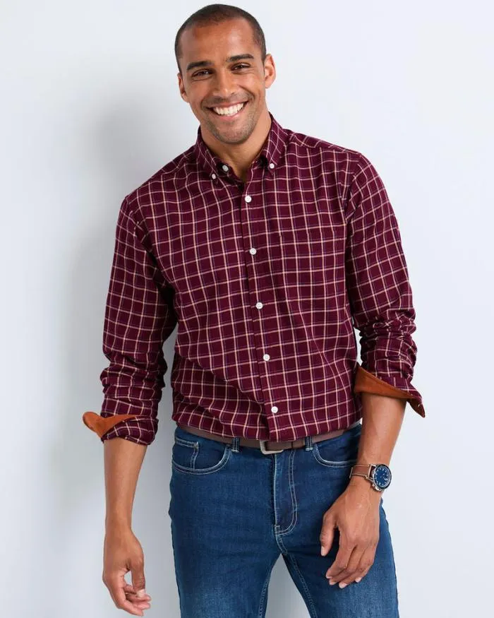 Cotton Traders Shirts Long Sleeve Country Shirt 8211 Men