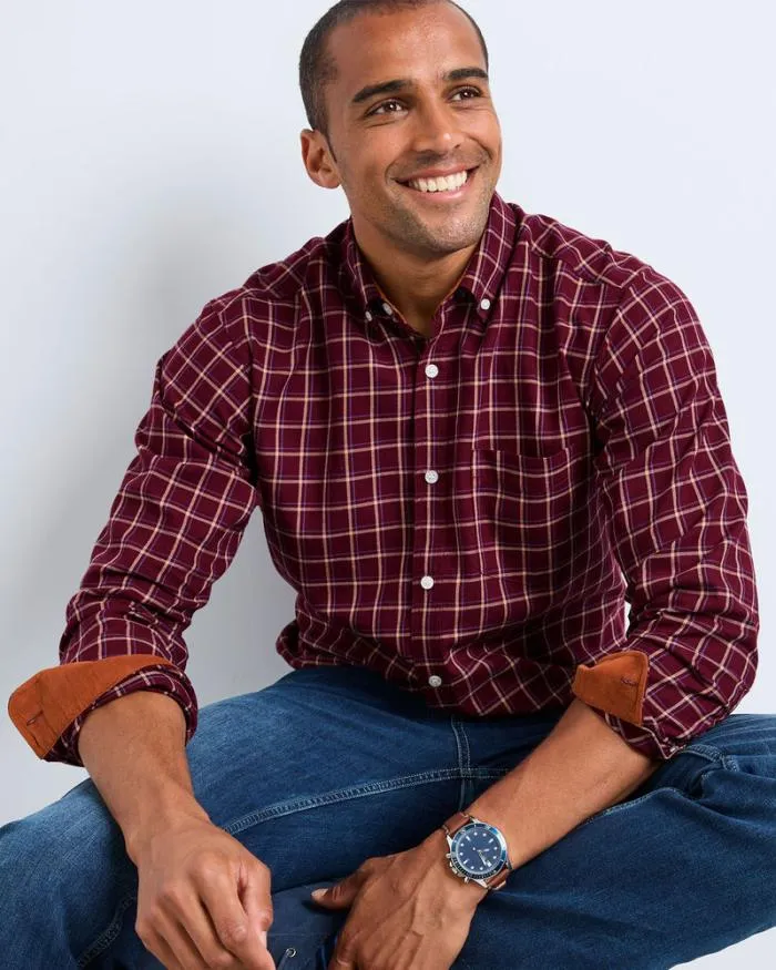 Cotton Traders Shirts Long Sleeve Country Shirt 8211 Men