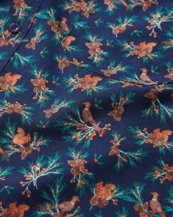 Cotton Traders Shirts Long Sleeve Soft Touch Print Shirt 8211 Men