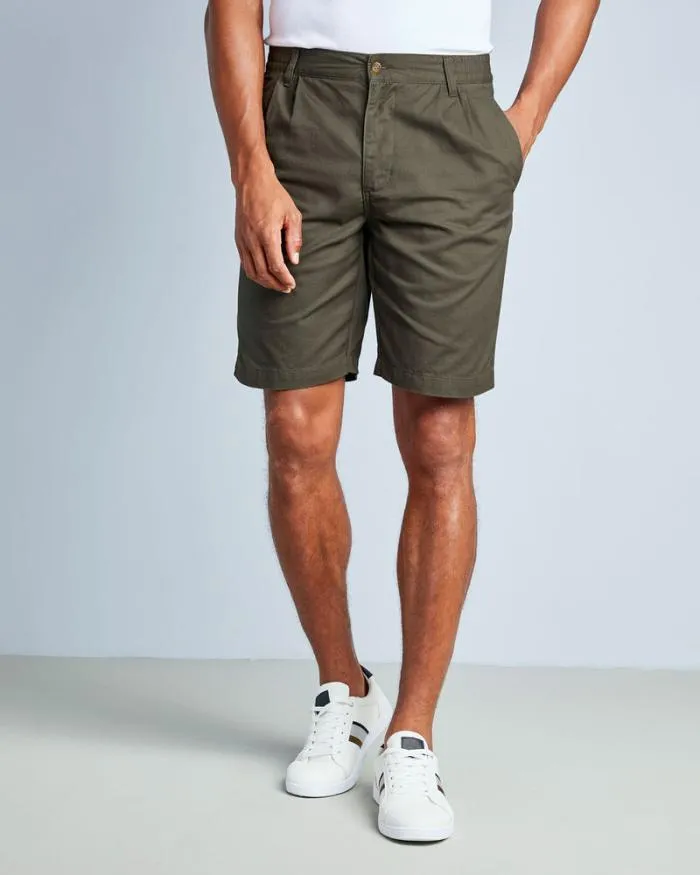Cotton Traders Shorts Pleat Front Comfort Shorts 8211 Men