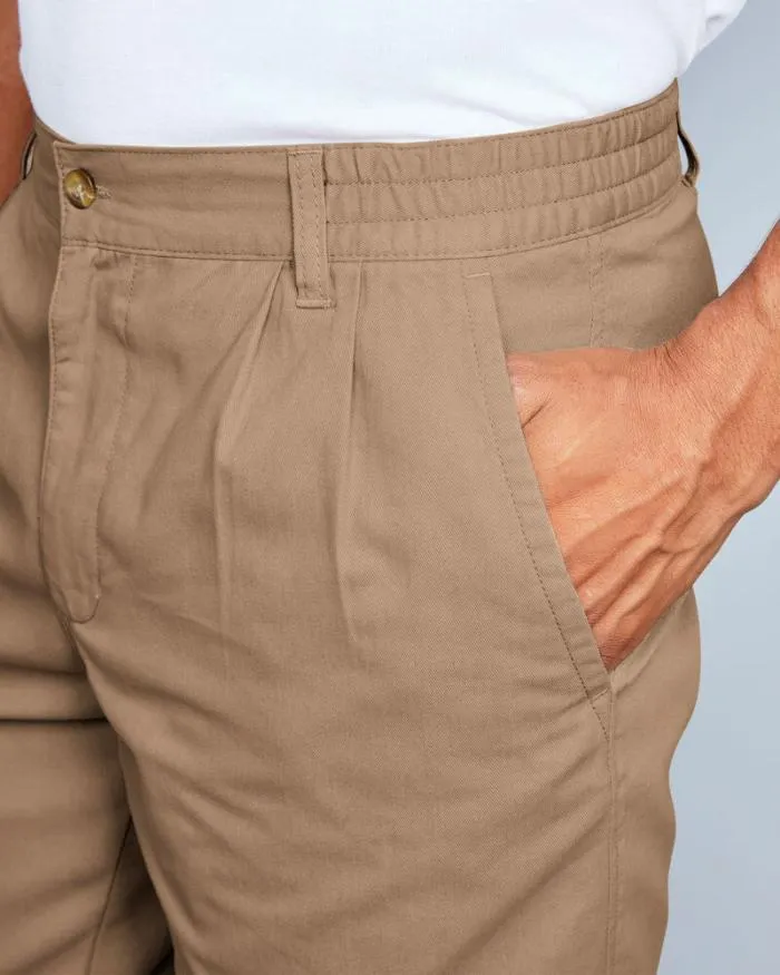 Cotton Traders Shorts Pleat Front Comfort Shorts 8211 Men