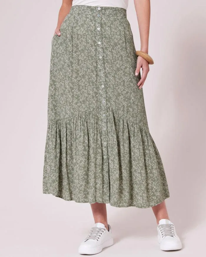 Cotton Traders Skirts PullOn Crinkle Maxi Skirt 8211 Women