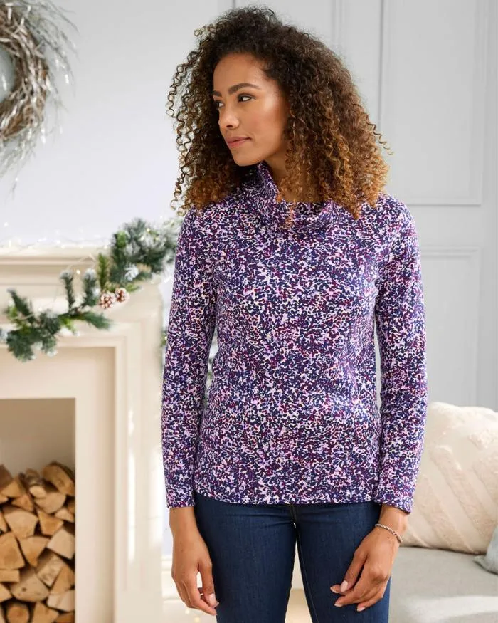 Cotton Traders Tops and TShirts CosyUp Long Sleeve Cowl Neck Top 8211 Women