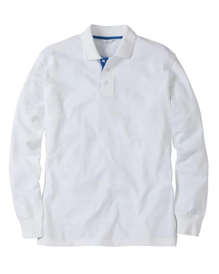 Cotton Traders Tops and TShirts Long Sleeve Polo Shirt 8211 WomenMenUnisex