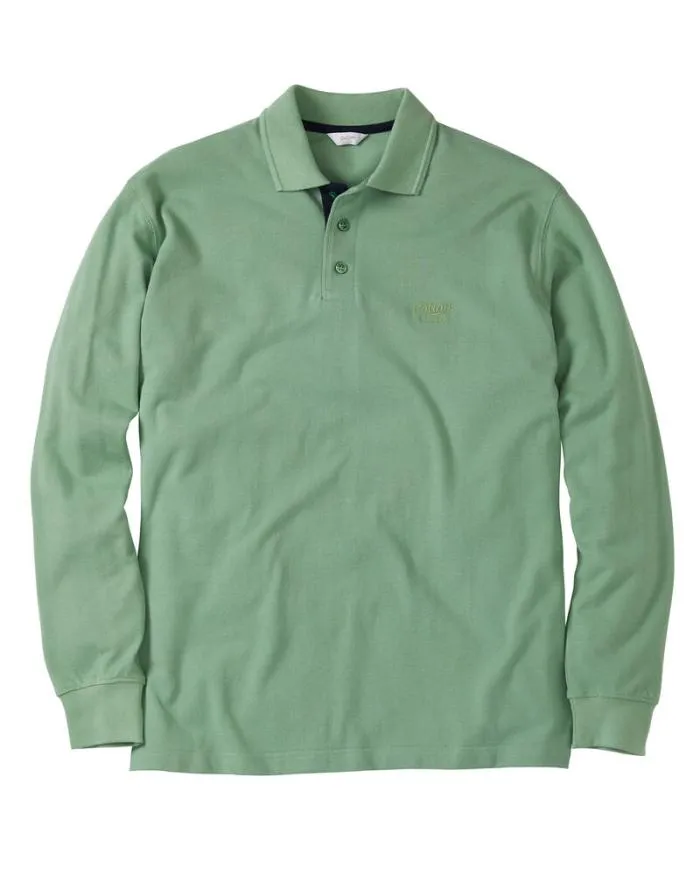 Cotton Traders Tops and TShirts Long Sleeve Polo Shirt 8211 WomenMenUnisex