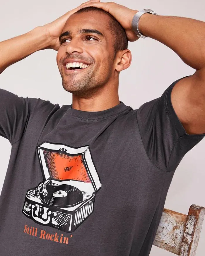 Cotton Traders Tops and TShirts The Wanderer Printed TShirt 8211 Men