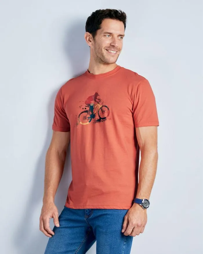 Cotton Traders Tops and TShirts The Wanderer Printed TShirt 8211 Men