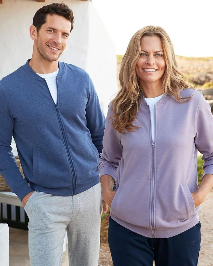 Cotton Traders Tops and TShirts ZipThrough Top 8211 WomenMenUnisex