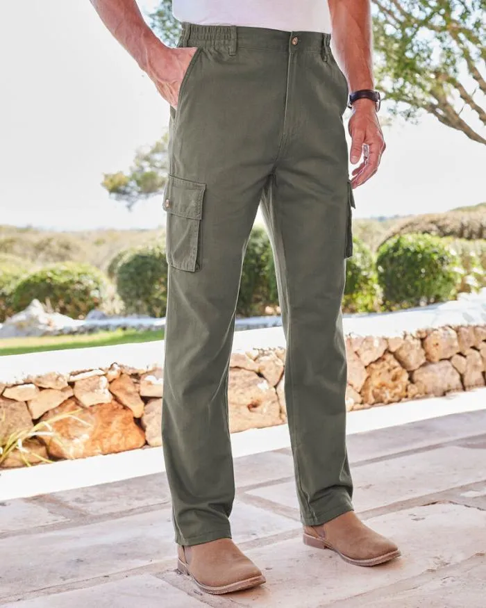 Cotton Traders Trousers Cargo Comfort Trousers 8211 Men