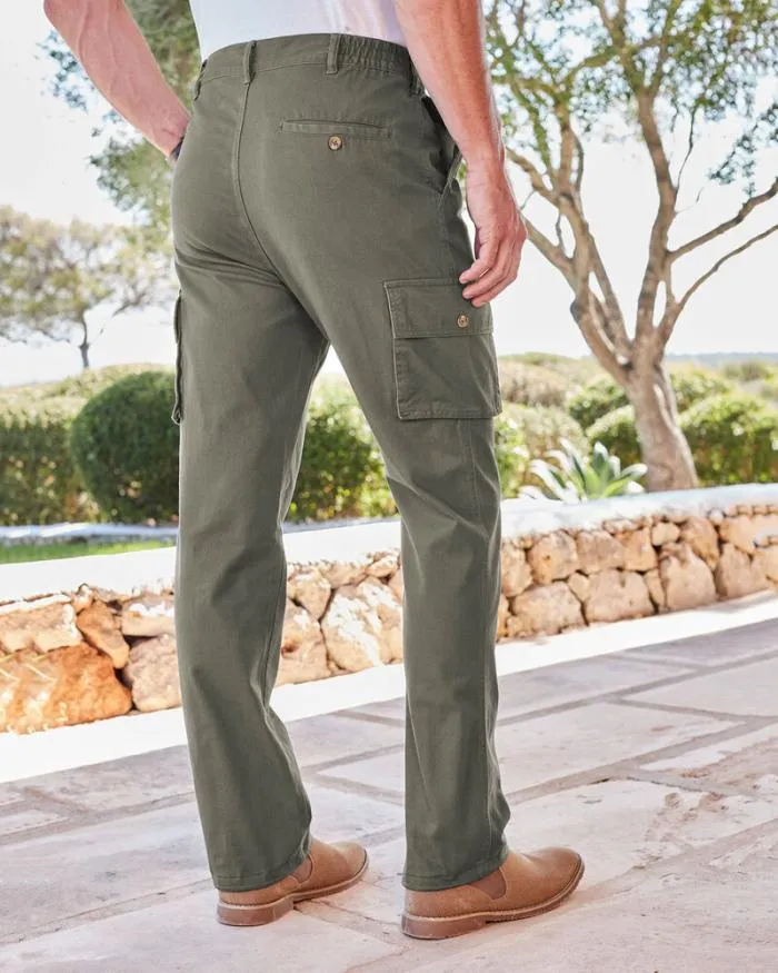 Cotton Traders Trousers Cargo Comfort Trousers 8211 Men