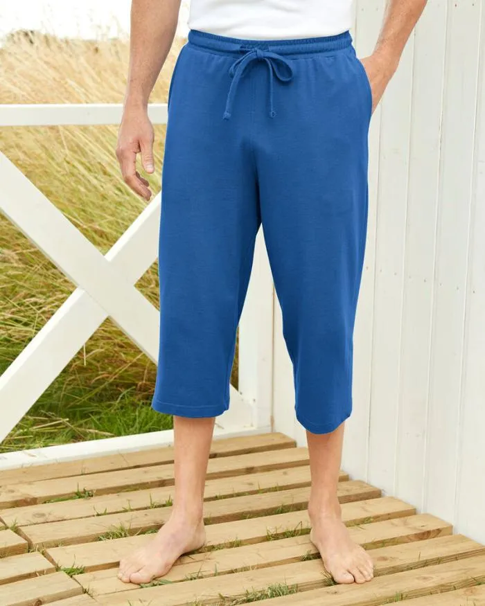 Cotton Traders Trousers Piqu Crop Trousers 8211 WomenMenUnisex