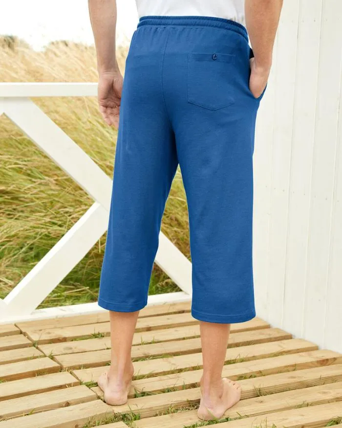 Cotton Traders Trousers Piqu Crop Trousers 8211 WomenMenUnisex
