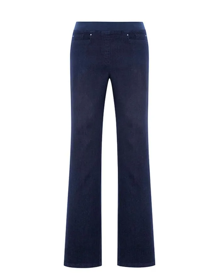 Cotton Traders Trousers Premium PullOn Denim StraightLeg Jeans 8211 Women