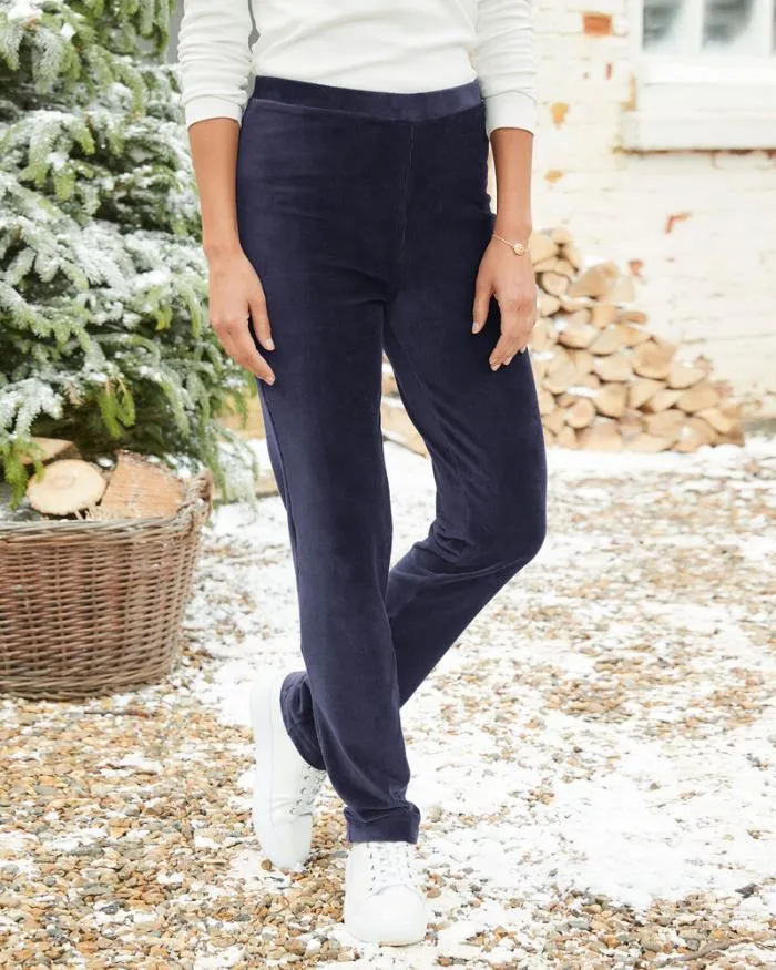 Cotton Traders Trousers SlimLeg PullOn Stretch Jersey Cord Trousers 8211 Women Cotton Traders Trousers SlimLeg PullOn Stretch Jersey Cord Trousers 8211 Women